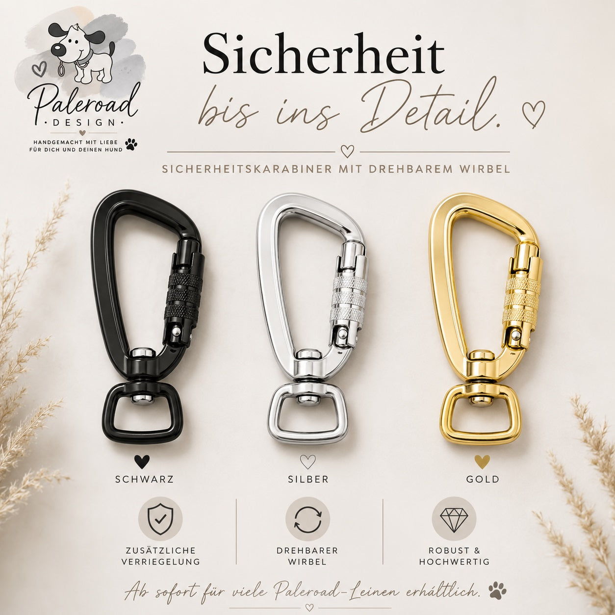 Crossbody Leine aus Premiumtau