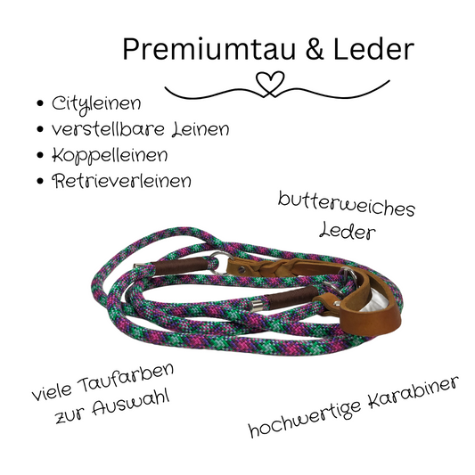 Konfigurator - Retrieverleine aus Tauseil mit fester Handschlaufe