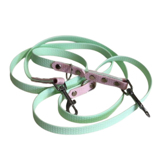 Verstellbare Leine Wave - Mint/Lavendel