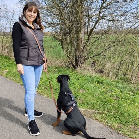 Crossbody Leine aus Biothane