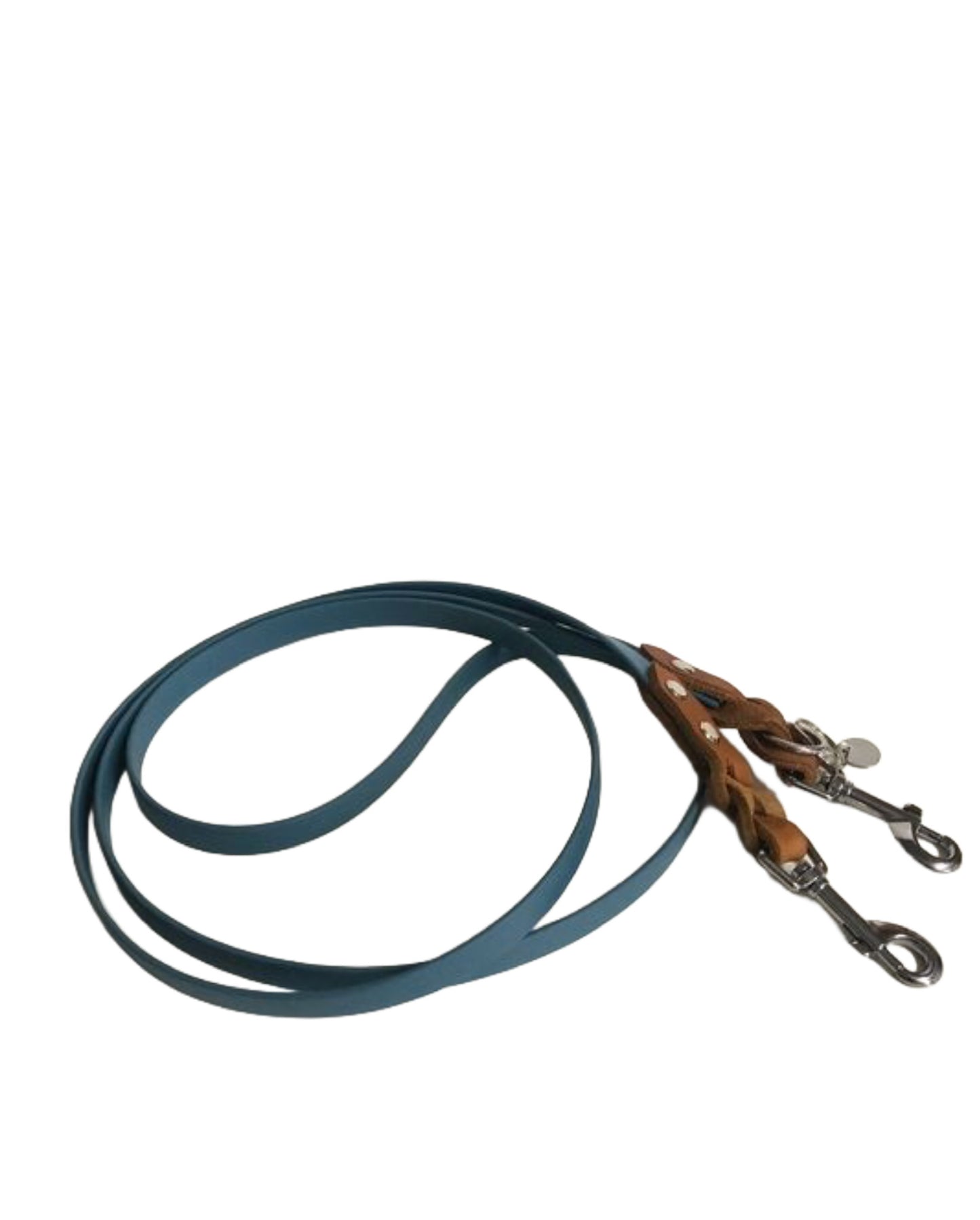 Verstellbare Leine aus Biothane/ Petrol