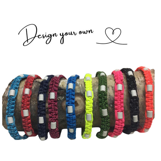 Halsband mit EM Keramik, gestalte selbst