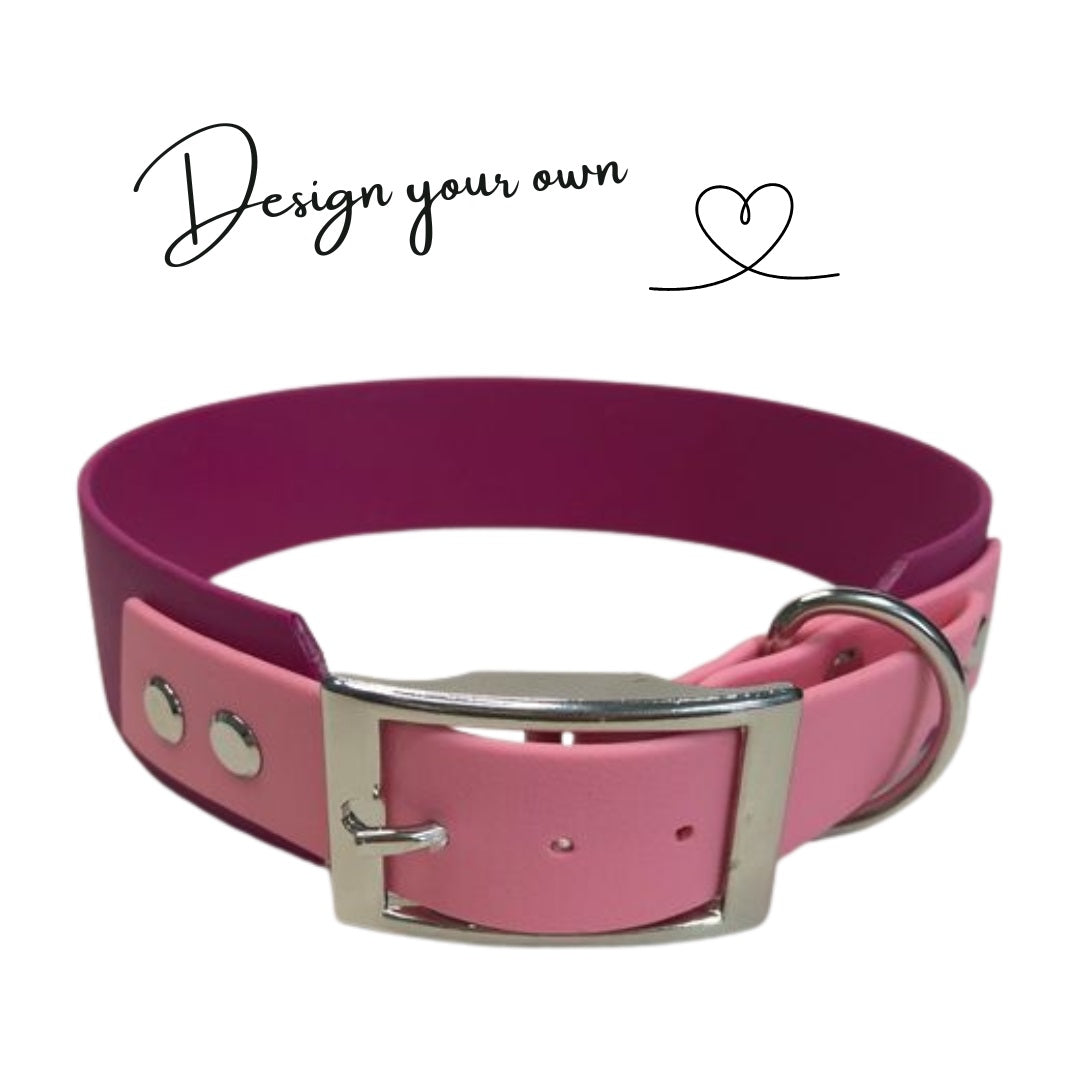 Konfigurator Biothane Halsband Duo, extra breit