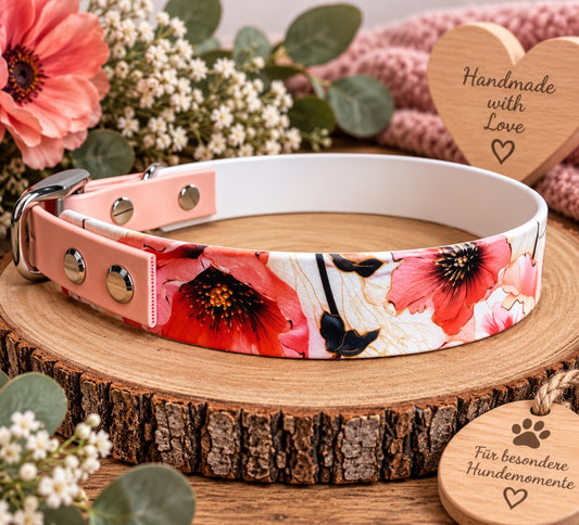 Biothane Halsband, Rosegold, Halsumfang 40-43 cm