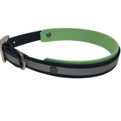 Biothane Halsband, reflektierend