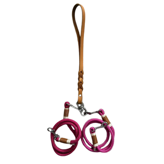 Koppelleinen Set mit Handschlaufe