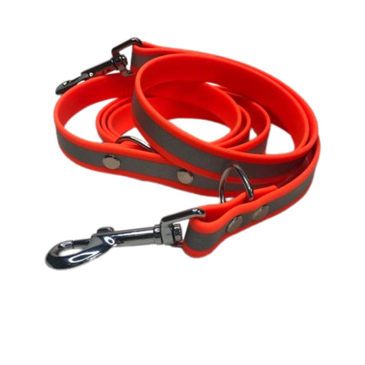 Biothane Leine, reflektierend, verstellbar