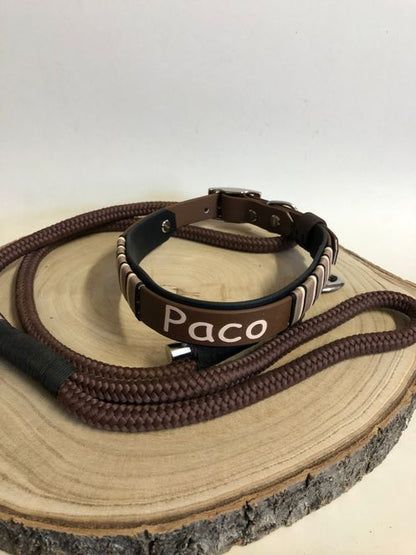 Material Mix Set/ Biothane Halsband/Takelung / Personalisierung & Leine Premiumtau