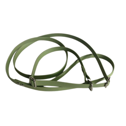 Retrieverleine/ Zugstoppleine aus Biothane, Farbe Guacamole