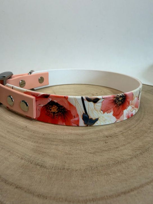 Biothane Halsband, Rosegold, Halsumfang 40-43 cm