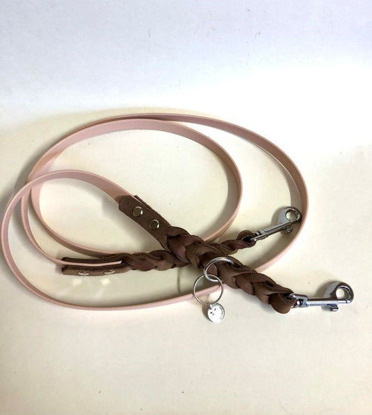 Verstellbare Leine asu Biothane/ Tan