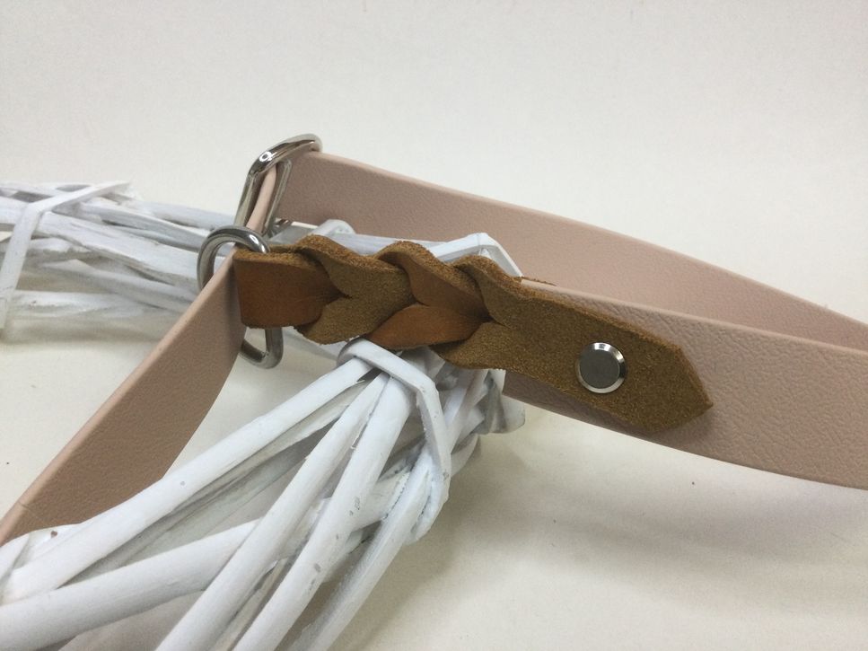 Zugstopp Dale, mit Fettleder Flechtung, HU 43 cm