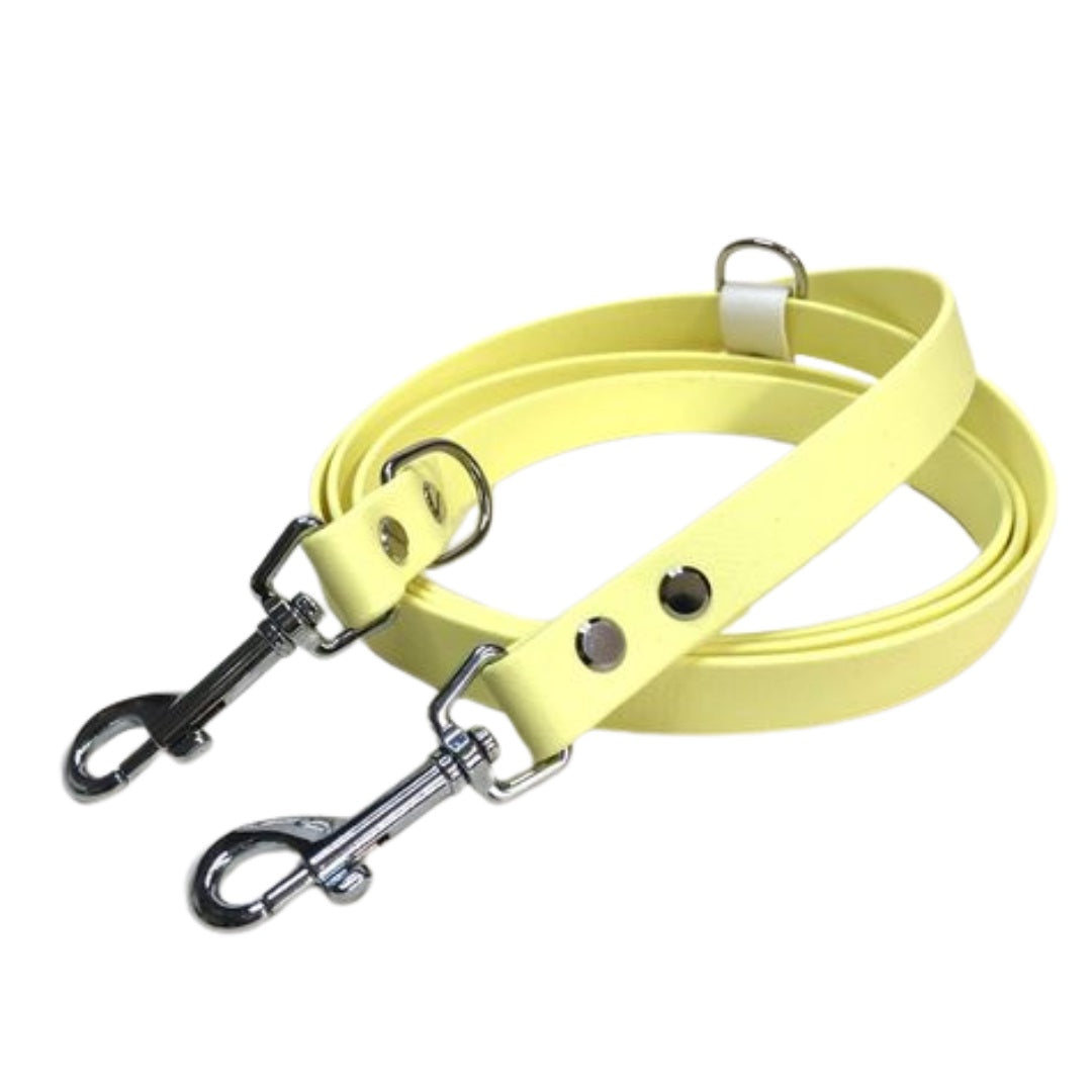 Halsband & Leine Set  Nuri – pastellgelb
