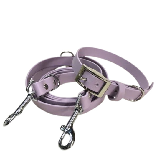 Halsband & Leine Set Nuri – pastelllila