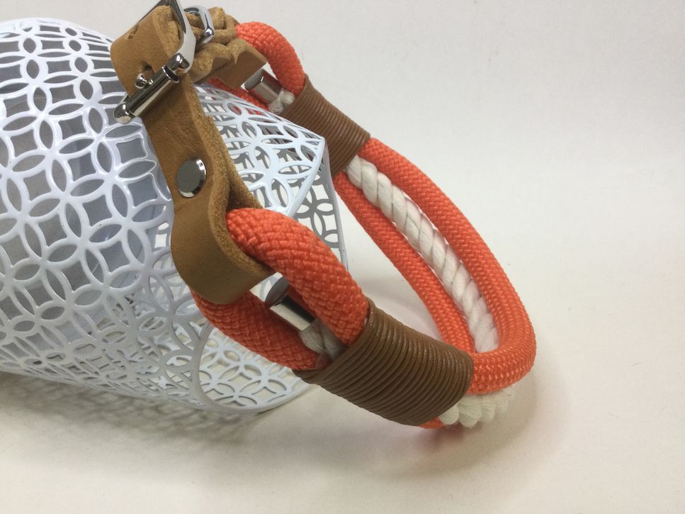 Halsband Lynn – Neonorange, HU 38-42 cm
