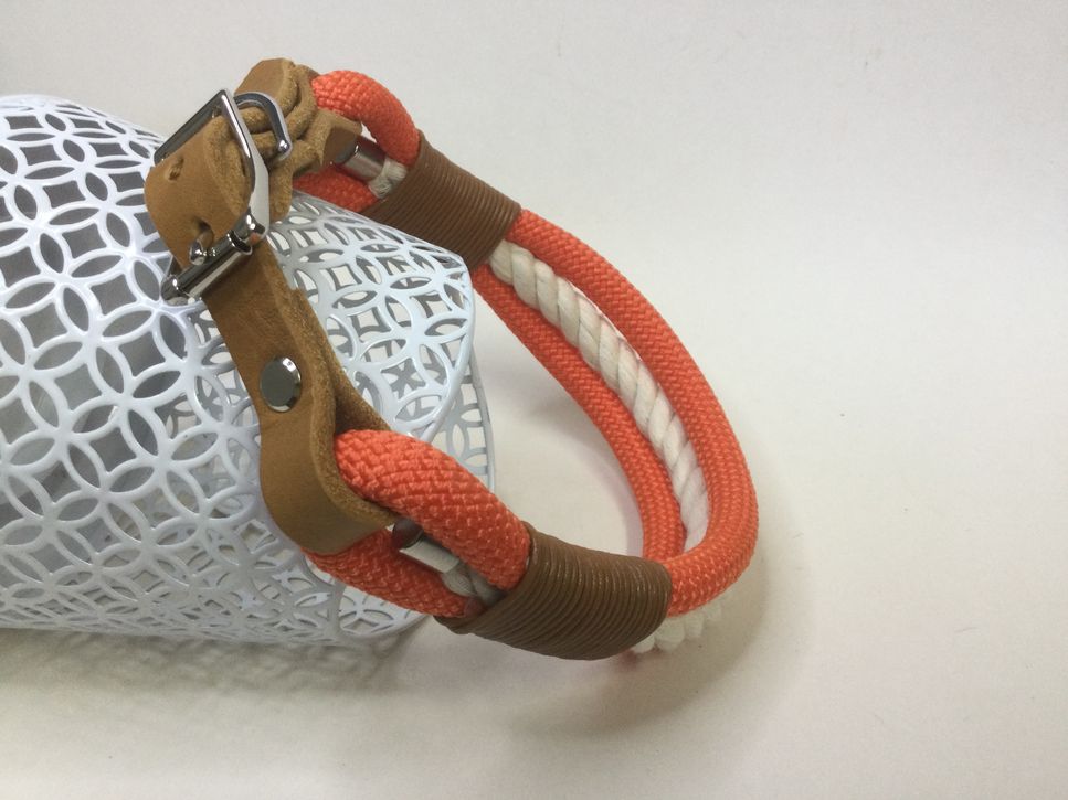 Halsband Lynn – Neonorange, HU 38-42 cm